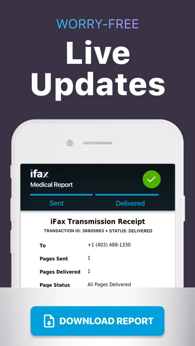iFax App Send Fax From iPhone应用截图