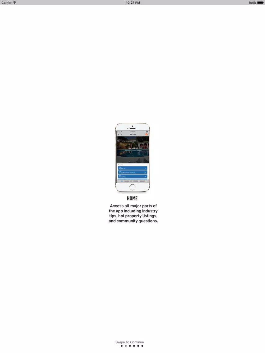 Fund2Flip iPad  스크린샷