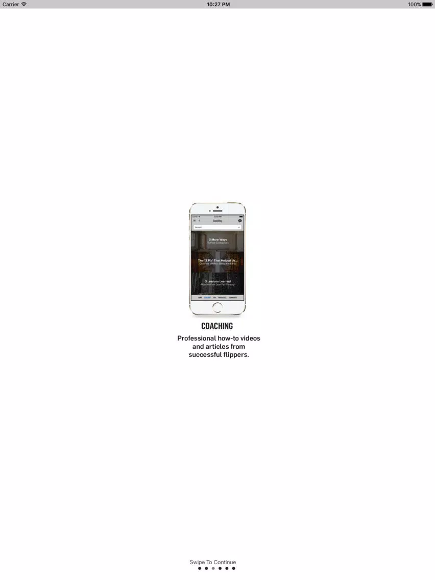 Fund2Flip iPad  스크린샷