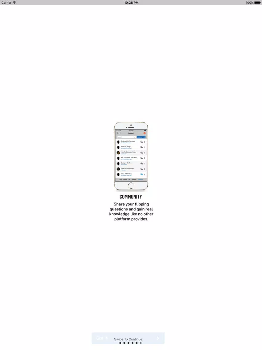 Fund2Flip iPad  스크린샷
