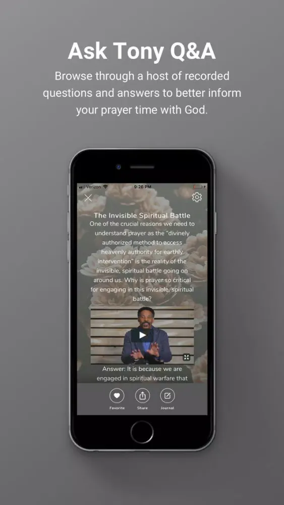 Captures d'écran de Tony Evans Prayer App