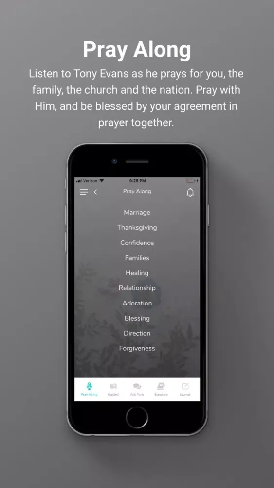Captures d'écran de Tony Evans Prayer App