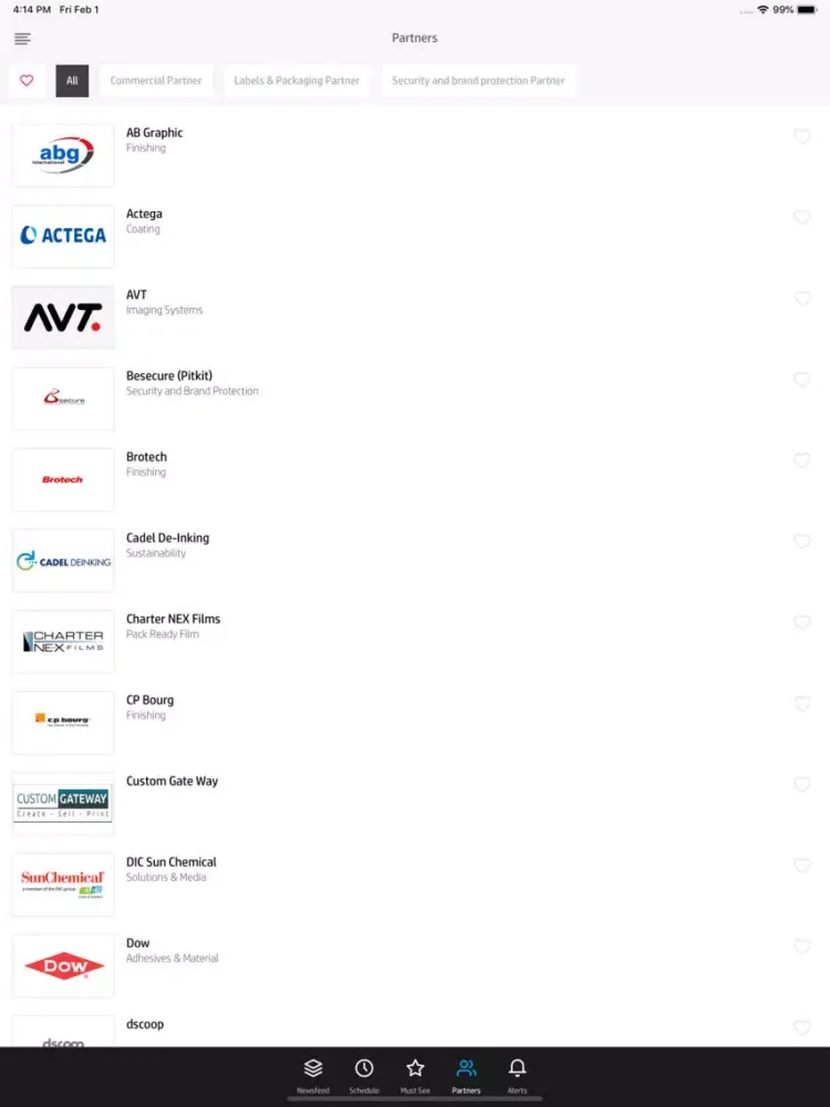 HP Indigo VIP App iPad  Screenshots