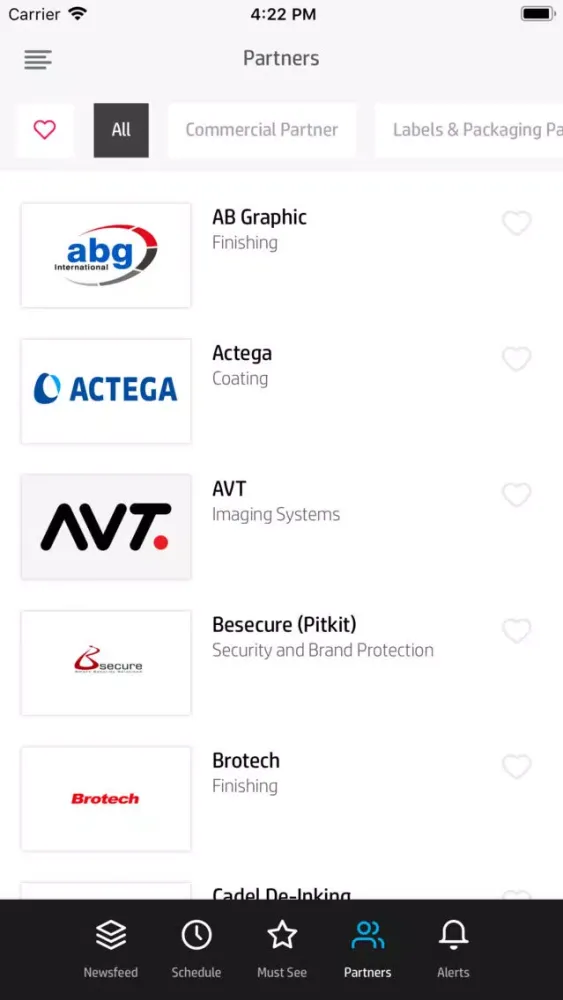 HP Indigo VIP App Screenshots