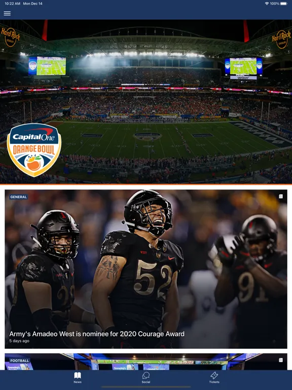 Orange Bowl iPad  Ekran Görüntüleri