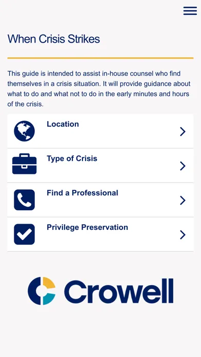 صور Crowell Crisis Response App