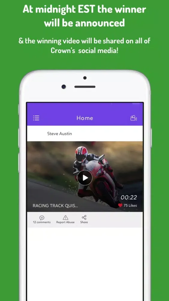 تصاویر Crown- Upload 20 Second Videos