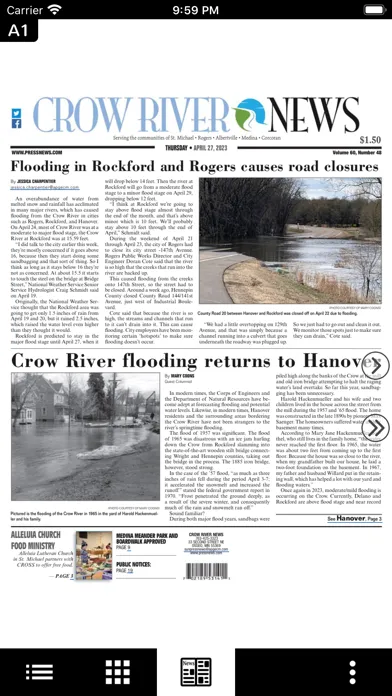 Crow River News Screenshots