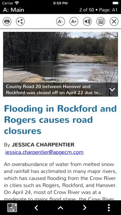 Crow River News Screenshots