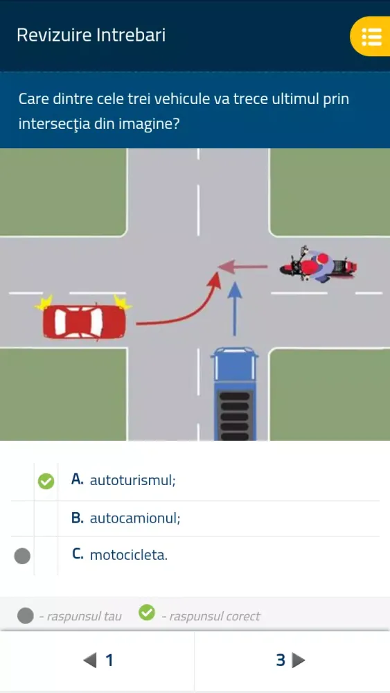 ภาพหน้าจอของ Chestionare Auto DRPCIV