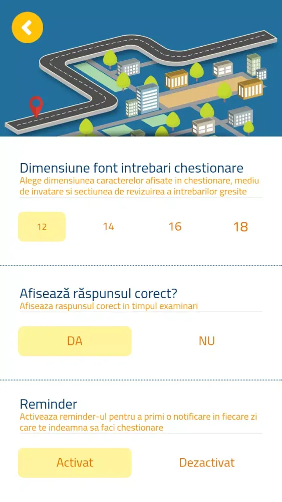 ภาพหน้าจอของ Chestionare Auto DRPCIV