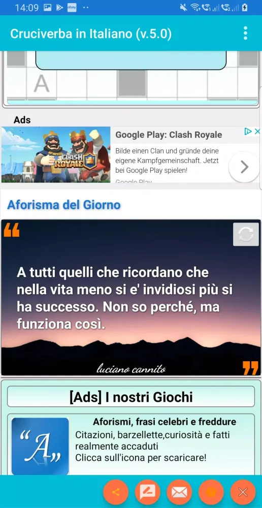 Italian Crossword Puzzles应用截图