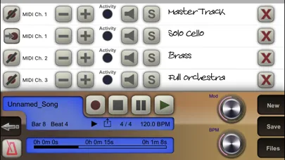 Tangkapan layar iSymphonic Orchestra