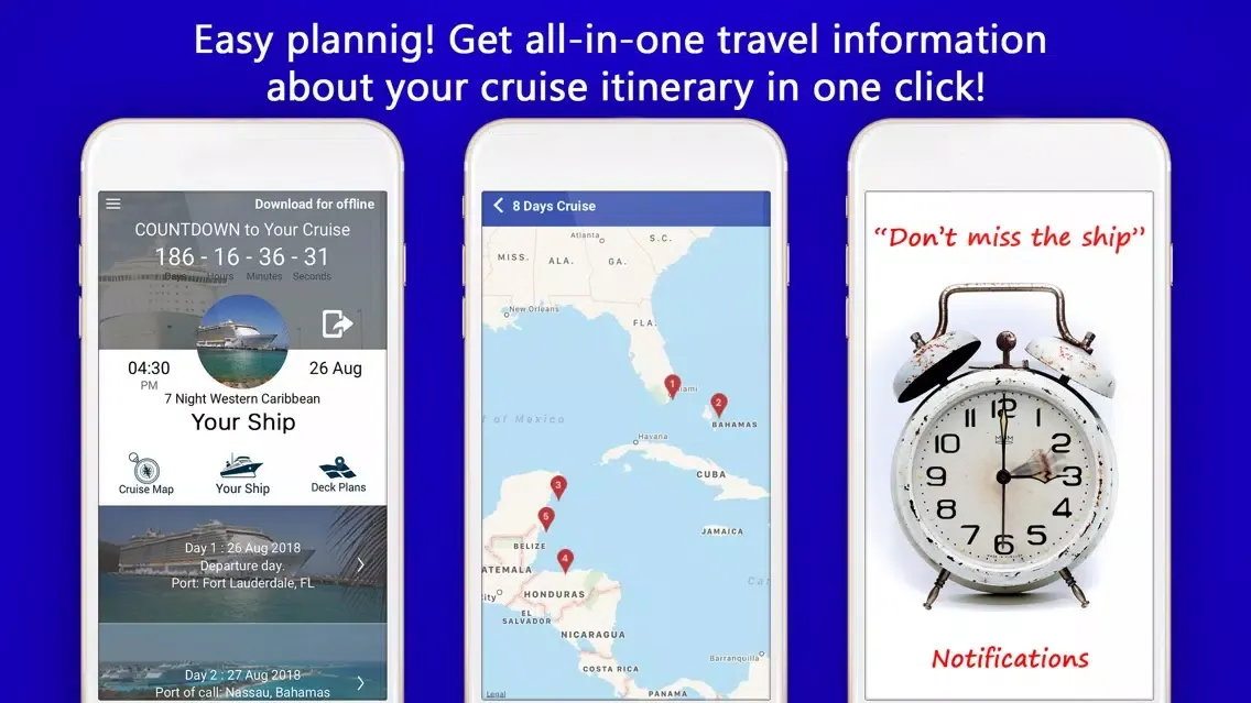 Cruise Itinerary App. CruiseBe স্ক্রিনশট