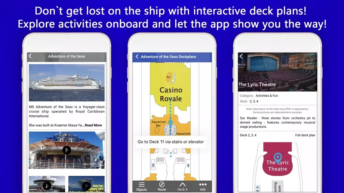 Cruise Itinerary App. CruiseBe স্ক্রিনশট