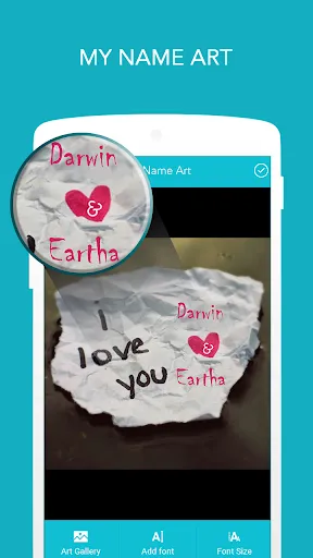 Name on Pics - Name Art Screenshots