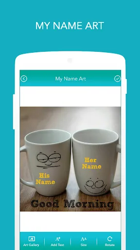 Name on Pics - Name Art Screenshots