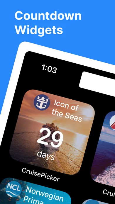 Ảnh chụp màn hình của Cruise Countdown & Picker
