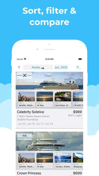 Ảnh chụp màn hình của Cruise Countdown & Picker