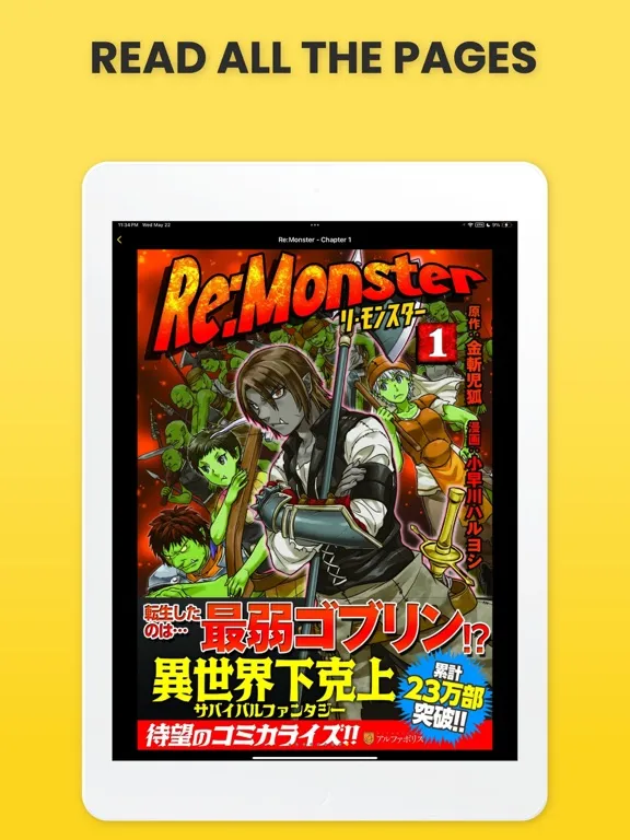 Crunch - Manga and Comics iPad  स्क्रीनशॉट