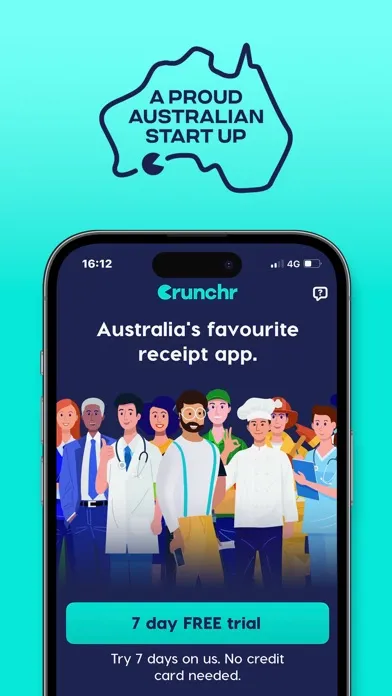 Crunchr – Receipt Saver App Screenshots