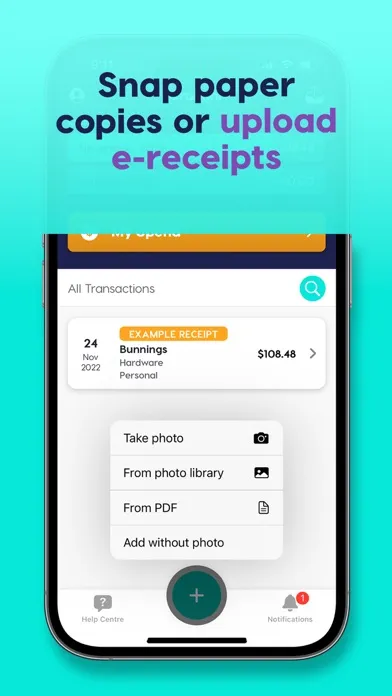 Crunchr – Receipt Saver App Screenshots