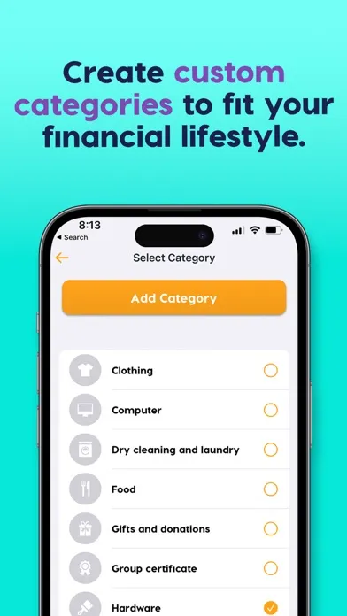 Crunchr – Receipt Saver App Screenshots