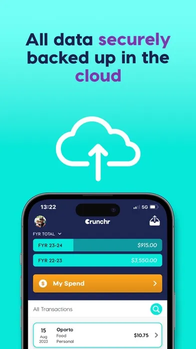 Crunchr – Receipt Saver App Screenshots