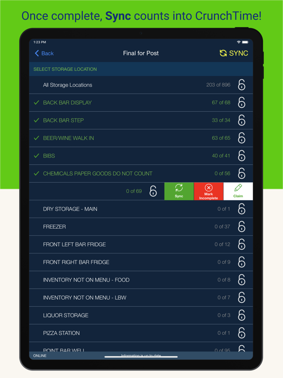 Screenshot di Crunchtime Counter iPad 