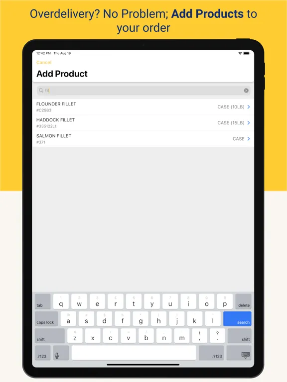 Crunchtime Reconciler iPad  スクリーンショット