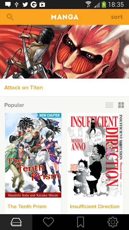 Manga 스크린샷