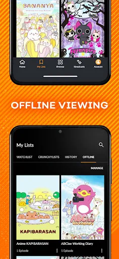 Tangkapan skrin Crunchyroll