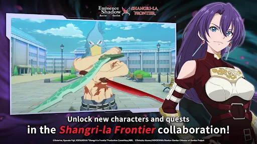 Tangkapan skrin The Eminence in Shadow RPG