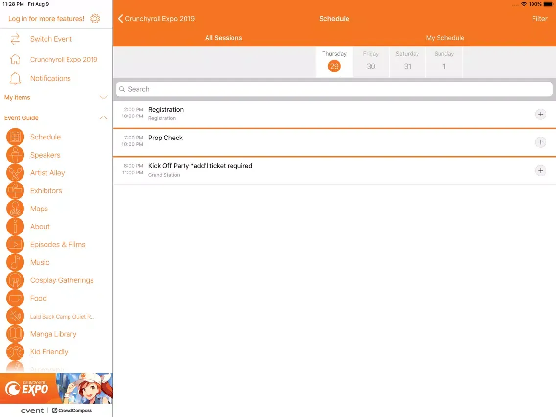 Crunchyroll Expo (CRX) iPad  স্ক্রিনশট