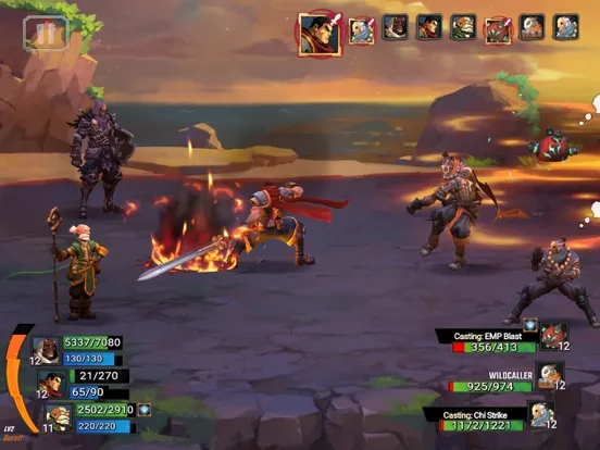 Crunchyroll: Battle Chasers iPad  スクリーンショット