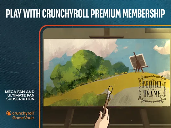Capturas de tela do Crunchyroll: Behind the Frame iPad 