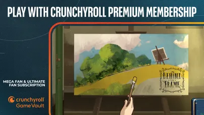 Capturas de tela do Crunchyroll: Behind the Frame