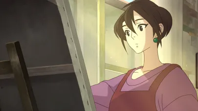 Capturas de tela do Crunchyroll: Behind the Frame