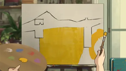 Capturas de tela do Crunchyroll: Behind the Frame