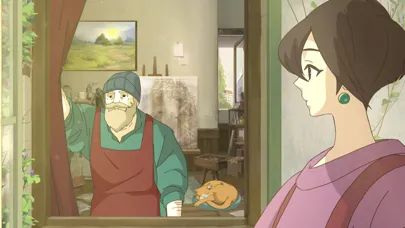 Capturas de tela do Crunchyroll: Behind the Frame