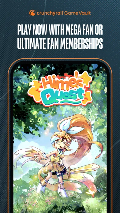 Zrzuty ekranu Crunchyroll: Hime’s Quest