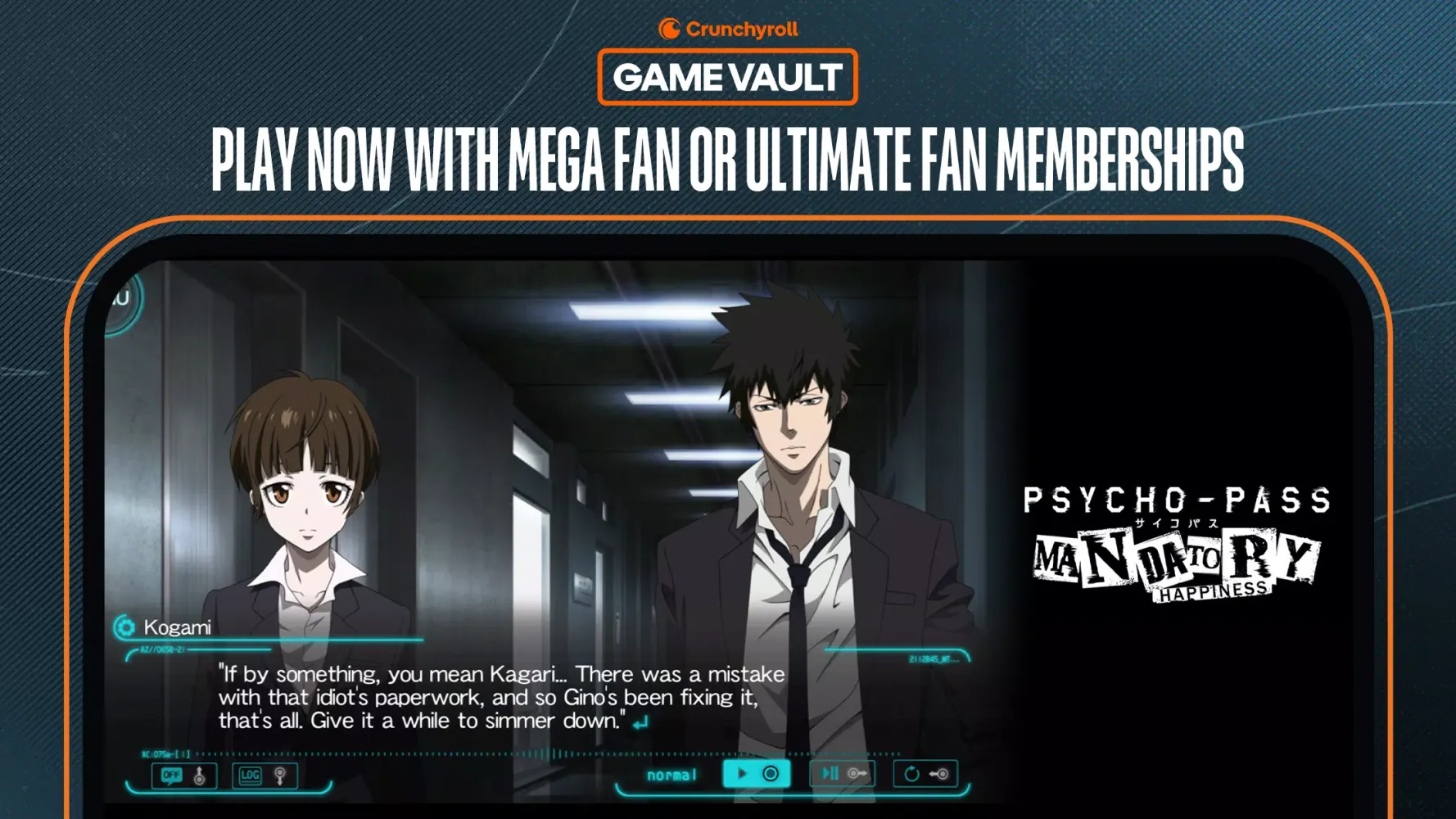 Crunchyroll: PSYCHO-PASS Screenshots