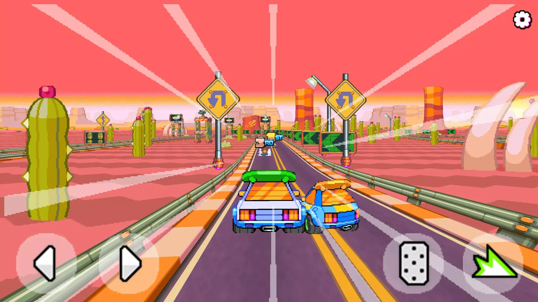 Capturas de pantalla de Crunchyroll Victory Heat Rally
