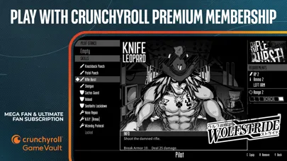 Скриншоты Crunchyroll: Wolfstride