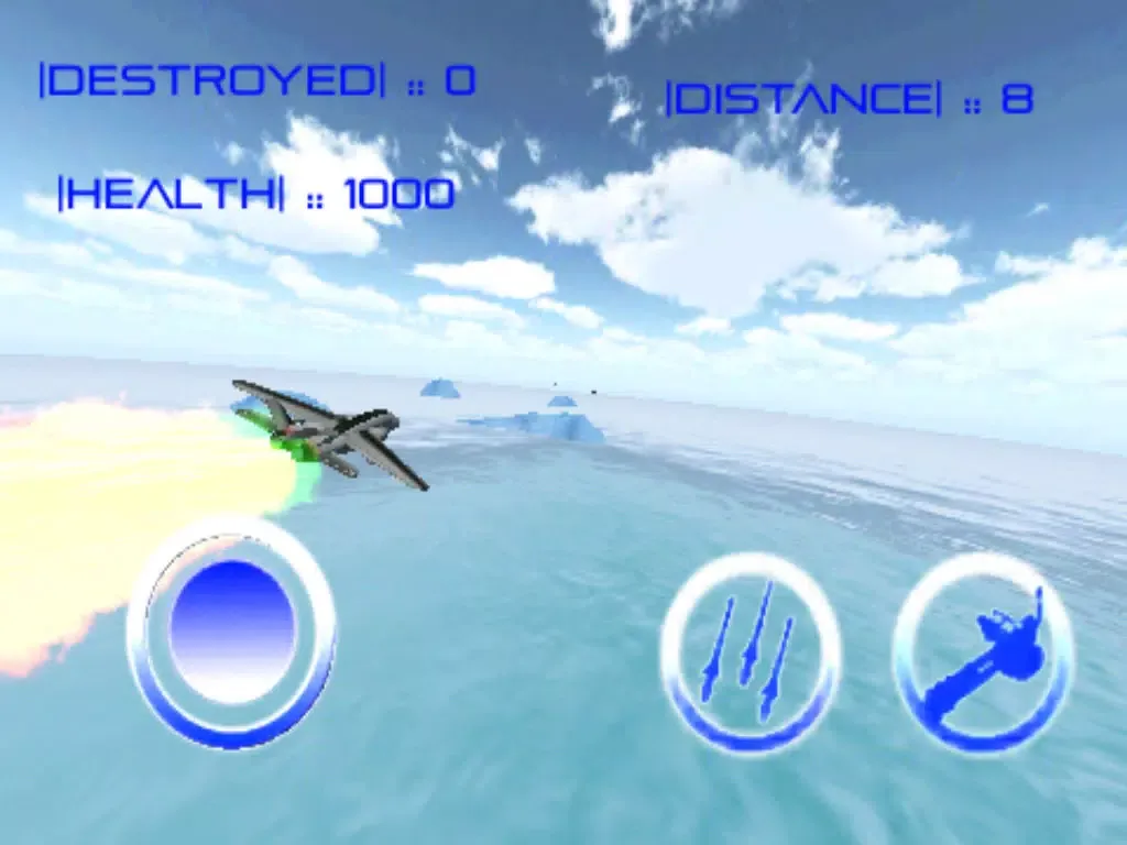 ภาพหน้าจอของ AirFighter 3D iPad 