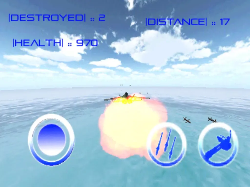 ภาพหน้าจอของ AirFighter 3D iPad 