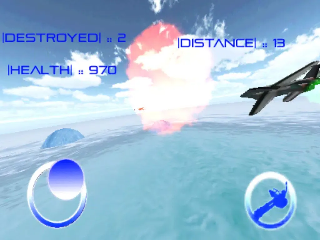 ภาพหน้าจอของ AirFighter 3D iPad 