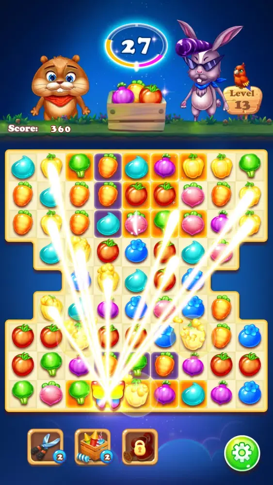 Farm Harvest 3-Match 3 Puzzle स्क्रीनशॉट