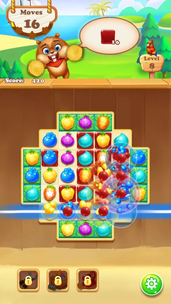Farm Harvest 3-Match 3 Puzzle स्क्रीनशॉट