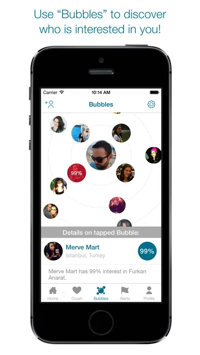Crushmania - Meet new people, chat and make friends スクリーンショット